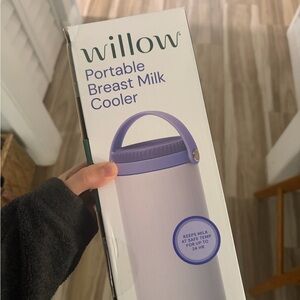 Willow Breast Milk Cooler with Purple Lid BRAND NEW